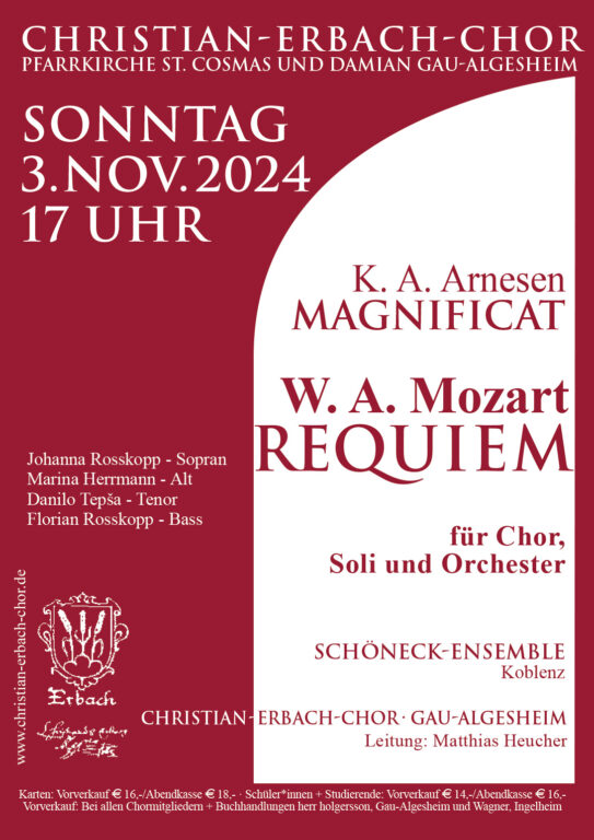 Konzert am 3. November